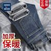 COMGM 男士加绒加厚牛仔裤 宽松直筒弹力长裤 2025冬季新款
