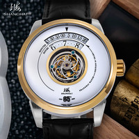 上海牌 SHANGHAI牌 手表男手动陀飞轮18K金表壳65周年典藏系列商务高端腕表 整壳18K金版 【仅剩1只】
