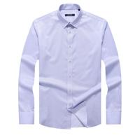 YOUNGOR 雅戈尔 男士秋款休闲条纹透气纯棉长袖衬衫