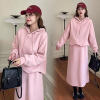 兔妈 TWOMOM 孕妇装秋冬季半身裙新款时尚孕妇裙套装大码裙秋