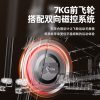 英尔健专业椭圆机家用椭圆仪原地踏步机健身器材减肥塑身护膝 【磁控调阻】+可调扶手 240斤承重丨滚轮可调丨护膝双轨