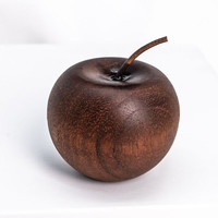 玛塔莉莱 实木苹果摆件车载香薰 扩香木