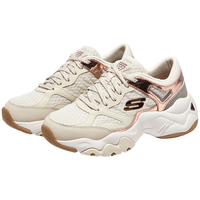 斯凯奇（Skechers）女鞋秋季厚底老爹鞋增高熊猫鞋轻便舒适户外休闲鞋运动鞋12958