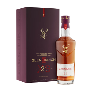 格兰菲迪（GLENFIDDICH）XS21年双雪莉桶熟成单一麦芽苏格兰威士忌洋酒700ml XS21年双雪莉桶