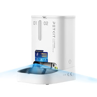 PLUS会员：PETKIT 小佩 D4SH 双子星 宠物智能喂食器 AI可视版 白色 5L