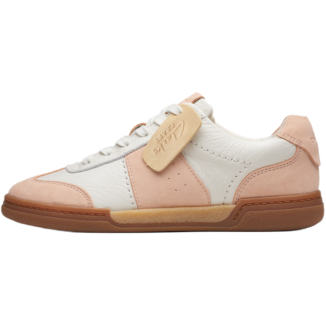 Clarks 女鞋CraftMatch Lo德训鞋 杏色 261703874