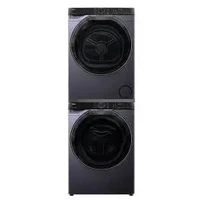 海尔 Haier 云溪系列 XQG100-BLDE557B+GA100-S557B 洗烘套装 灰色