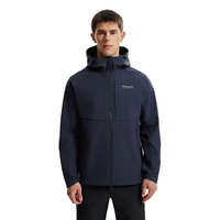 诺诗兰（NORTHLAND）冈仁II软壳衣25秋冬户外防风防泼水徒步登山耐磨软壳外套夹克 石墨蓝色 180