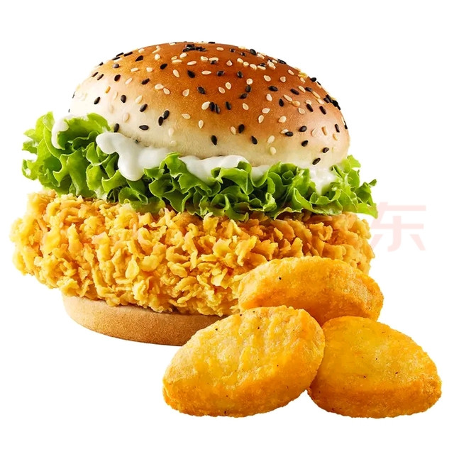 今日必买：华莱士 W 香辣鸡腿堡*1+黑椒鸡块*3