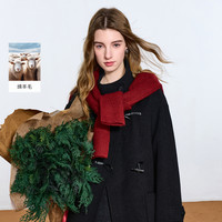 羊三彩 ThreeColor 三彩 女士双面呢大衣 E404R020ND40