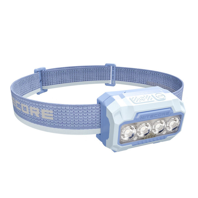 奈特科尔 ha23 uhe多色温600流明轻量化跑步头灯