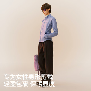 【刘浩存同款】蕉内热皮301+女士锁温加绒立领修身机能外套女装冬 M
