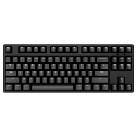 ikbc C87 87键 有线机械键盘 正刻 黑色 Cherry茶轴 无光