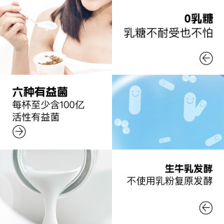 【下拉淘金币】吾岛牛奶 Oarmilk牛奶无蔗糖/低糖酸奶100g*8杯 低温酸奶100g*8杯（无蔗糖+低糖）