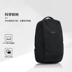 新秀丽 轻便大容量 双肩包  黑色