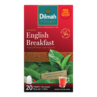 迪尔玛Dilmah迪尔玛斯里兰卡锡兰英早红茶英式早餐茶多口味包装可选 英式早餐茶20袋x2g