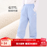 Hello Kitty 玉桂狗女童25冬棉裤男童夹棉裤绗棉裤子加绒加厚摇粒绒 160 cm