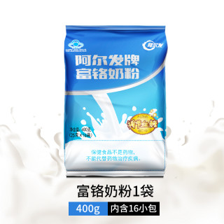 阿尔发 无蔗糖 中老年奶粉  买奶粉送调糖消渴茶 400.00g 包装