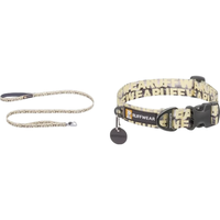 拉夫威尔 福朗特印花中大小型犬宠物狗狗牵引绳项圈套装 拉夫山脉 S-小型