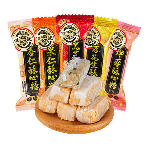 移动端、京东百亿补贴：徐福记 酥心糖混合口味1000g