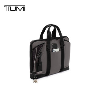 途明（TUMI）ALPHA BRAVO商务公文包炭黑色男士手提电脑包 炭黑色 15英寸
