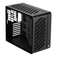 方糖机械大师 C34Pro 侧透 360水冷 ATX/EATX 台式电脑铝合金机箱 典雅黑AIR版