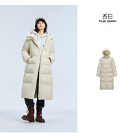 Meters bonwe 美特斯邦威 羽绒服女士韩系流行保暖厚款长款羽绒外套