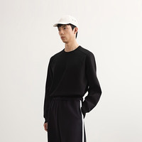 速写男装2025春套头卫衣宽松圆领长袖9P3410800 001本黑 XL