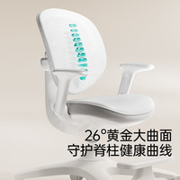 黑白调儿童G5青少年学习椅儿童学习椅学习椅写字椅升降椅子电脑椅 G5Pro大童【一键追背】 灰