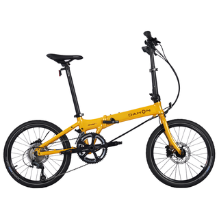大行（DAHON）S20折叠自行车20英寸20速成人铝合金碟刹运动竞技自行车KBA005 橙色【BA接头+油碟刹】