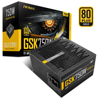 安钛克 Antec GSK750金牌直出/80Plus认证/台式机电脑主机电源750W