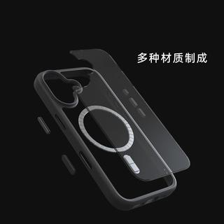 绿磁 FUTUREMADE适用苹果iPhone17ProMax手机壳ip17透明MagSafe磁吸手机保护壳简约全包防摔保 黑色 iPhone17ProMax