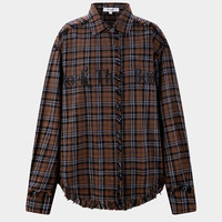 MOUSSY 女士美式校园风衬衫 028HAZ30-0491