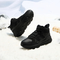 乔丹 男女款高帮加绒加厚雪地靴