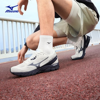 Mizuno 美津浓 专业竞速训练透气耐磨体考跑步鞋WAVE RC 03/白色   42