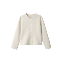 MUJI 無印良品 无印良品 女式双层编织开衫 BB2R1A5S