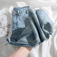 拉夏贝尔 女士直筒牛仔裤 LX251560101024