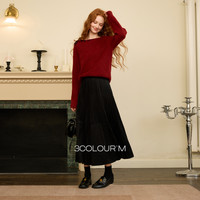 Threecolor 三彩 女士A字裙 D404SM10SQ00