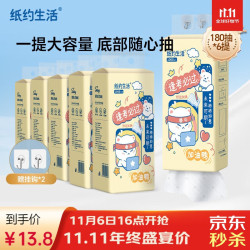 纸约生活 悬挂式抽纸3层250抽×12提底部抽纸餐巾纸擦手纸抽源头直发 逢考必过250抽×12提