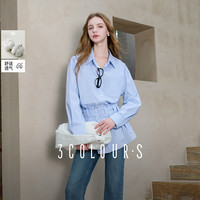 3COLOUR 三彩 初秋季 女士衬衫 D403MS103C00