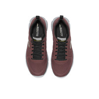 斯凯奇 2025秋冬男士复古配运动鞋舒适大底百搭城市风格 酒红色/BURG/8790206 42