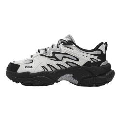 FILA 女鞋FERN摩登运动鞋杨幂同款2024冬蕨草鞋休闲鞋老爹鞋 雪白/藕灰-SV 38.5