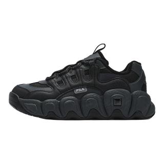 FILA 可颂鞋面包老爹运动鞋 黑/影黑灰-BD