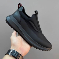 LIGHTER 微光里一脚蹬男鞋运动休闲鞋黑色百搭通勤鞋子软底懒人透气跑步鞋 黑色 一脚蹬 42