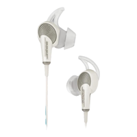 BOSE 博士 QC20 安卓版 入耳式动圈降噪有线耳机 白色 3.5mm