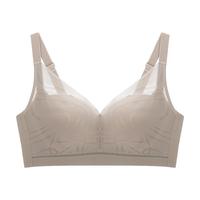 贵夫人 桑蚕丝内衣女薄款无痕小胸聚拢文胸收副乳胸罩显大