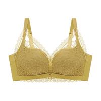 【幻纱】贵夫人蚕丝小胸蕾丝内衣女聚拢胸罩平胸收副乳无钢圈文胸