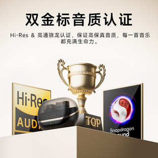 泥炭 H3 双金标认证 黑色 真无线蓝牙耳机