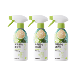 网易严选 冰箱家电免洗清洁剂 除菌剂除味剂抑菌防霉洁净清洗剂  350g 3瓶