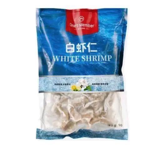 今日必买：One's Member 1号会员店 白虾仁无冰去虾线 净重2斤/66-88只